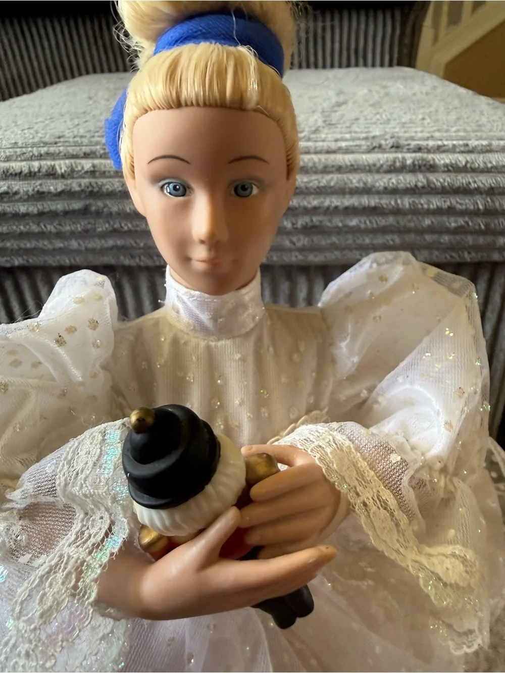 Ballerina Music Box With Nutcracker Music Rotating Christmas Holiday Decor Doll
